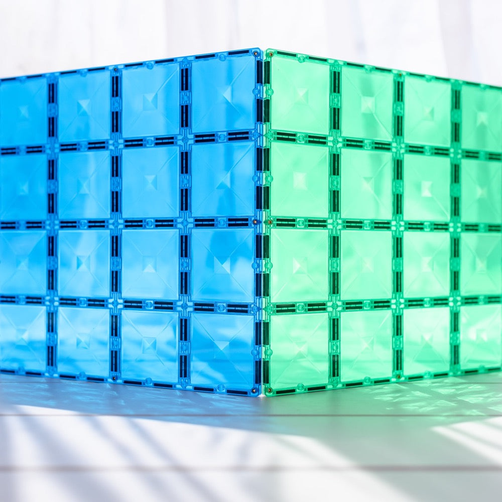 CONNETIX 2 PIECE BASE PLATE BLUE GREEN