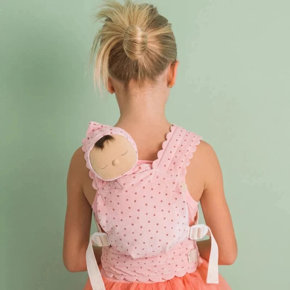 OLLIELLA DINKUM DOLL PETAL CARRIER STRAWBERRY