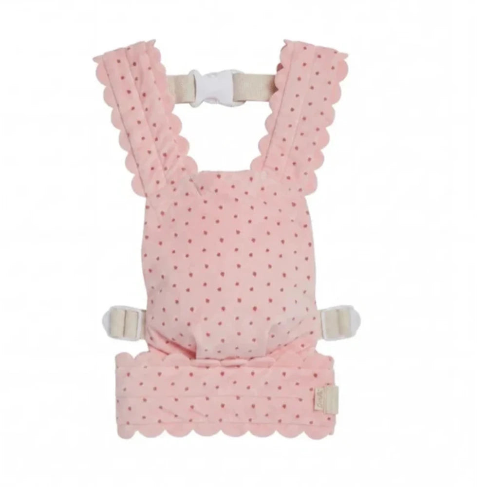 OLLIELLA DINKUM DOLL PETAL CARRIER STRAWBERRY
