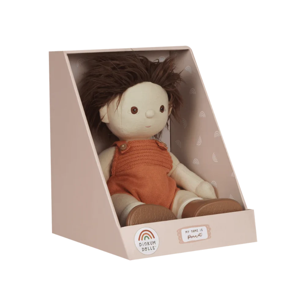 OLLIELLA DINKUM DOLL PEANUT NEW