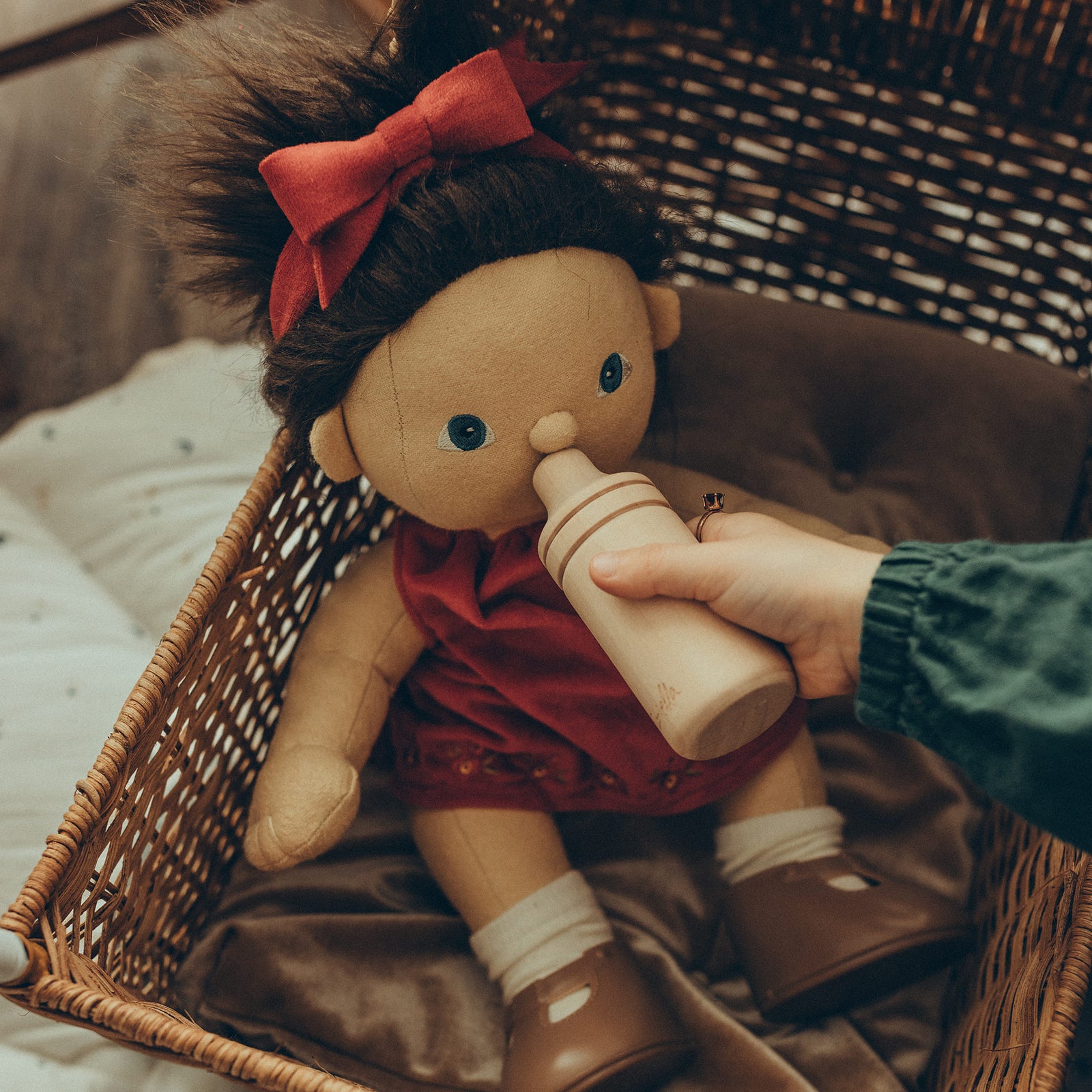 OLLIELLA DINKUM DOLLS HOLIDAY DRESS SET