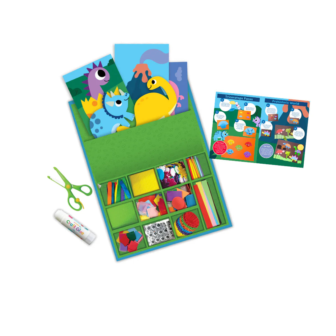 MY CREATIVE BOX DINOSAUR COLLAGE SENSORY CRAFT BOX