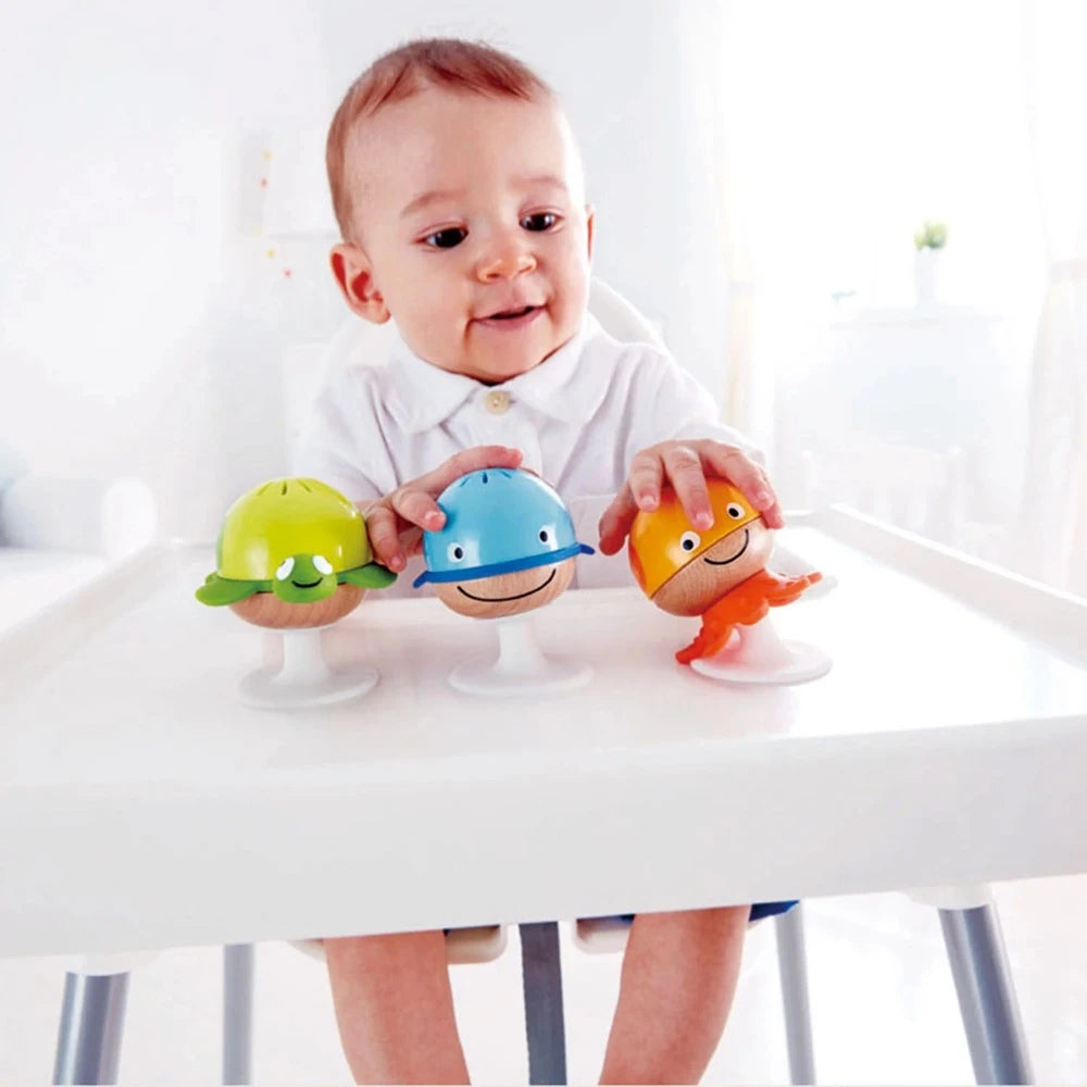 HAPE STAY PUT RATTLE SET 3PC