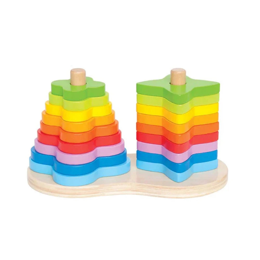 HAPE DOUBLE RAINBOW STACKER