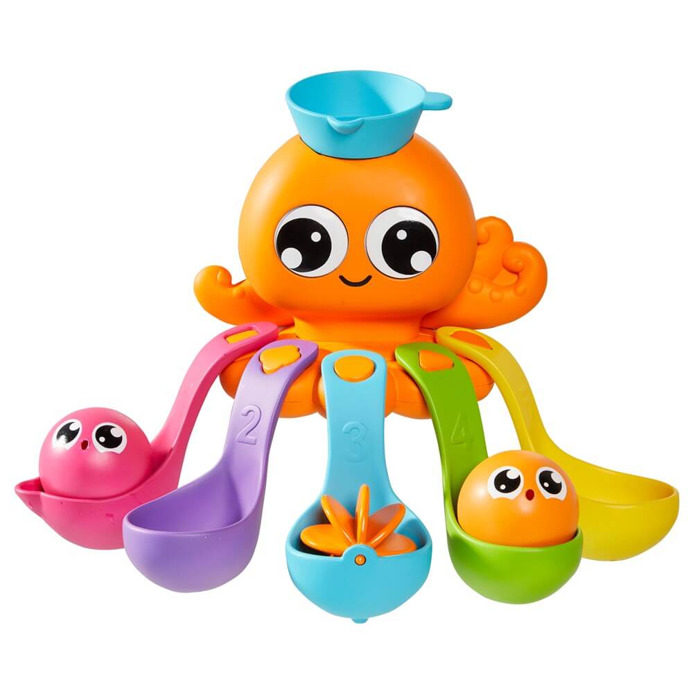 TOMY TOOMIES 7 IN 1 BATH ACTIVITY OCTOPUS