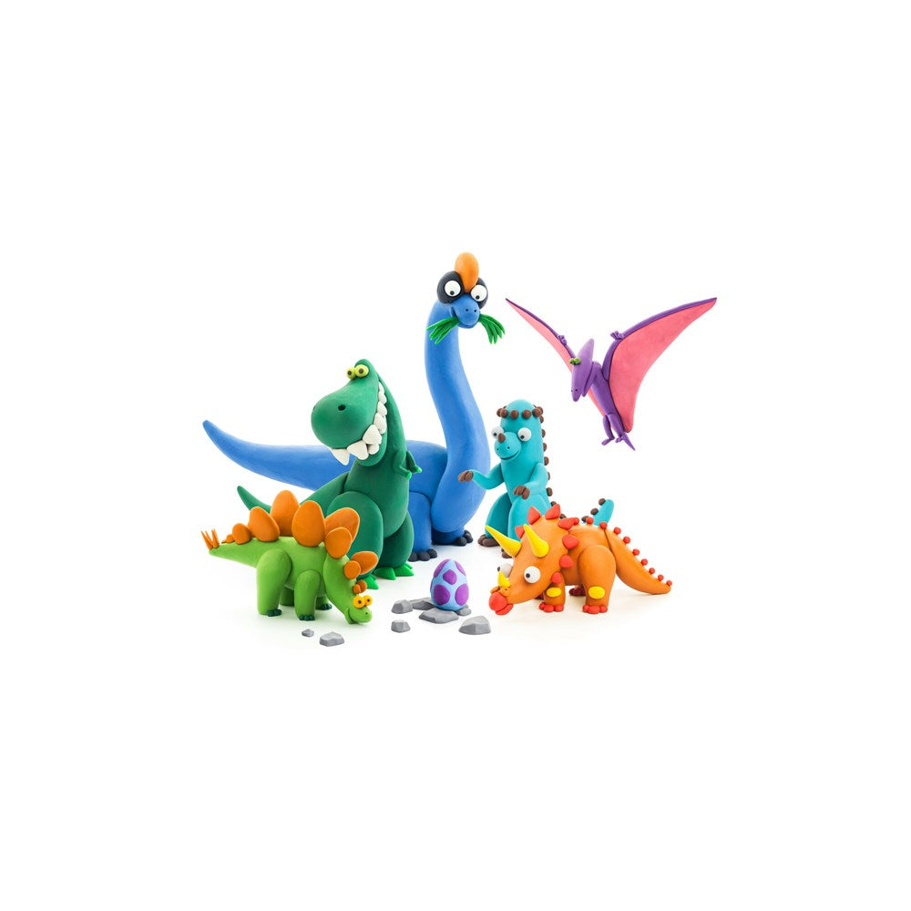 HEY CLAY DINO SET (15 CANS)