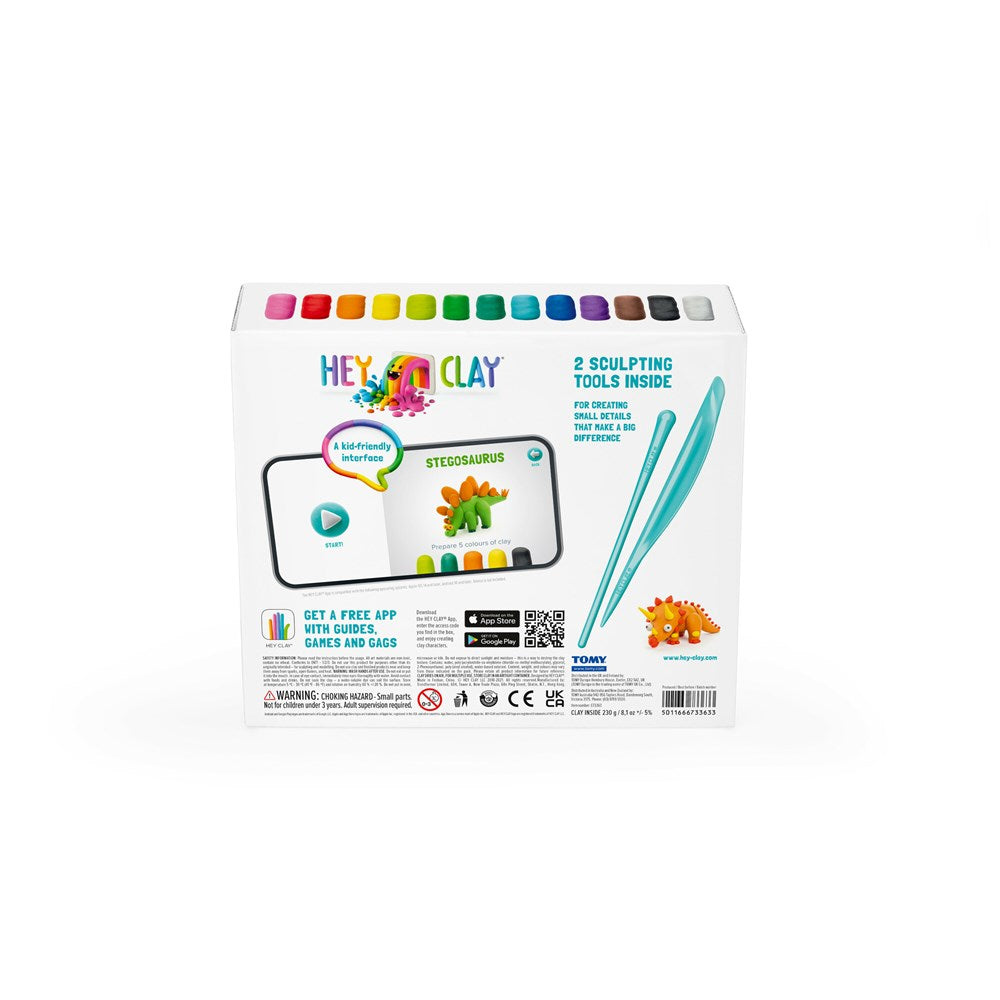 HEY CLAY DINO SET (15 CANS)