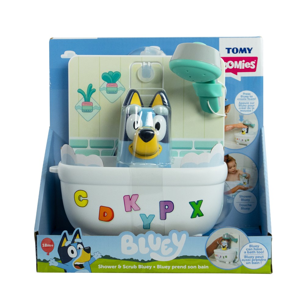 BLUEY SHOWER AND SCRUB BLUEY