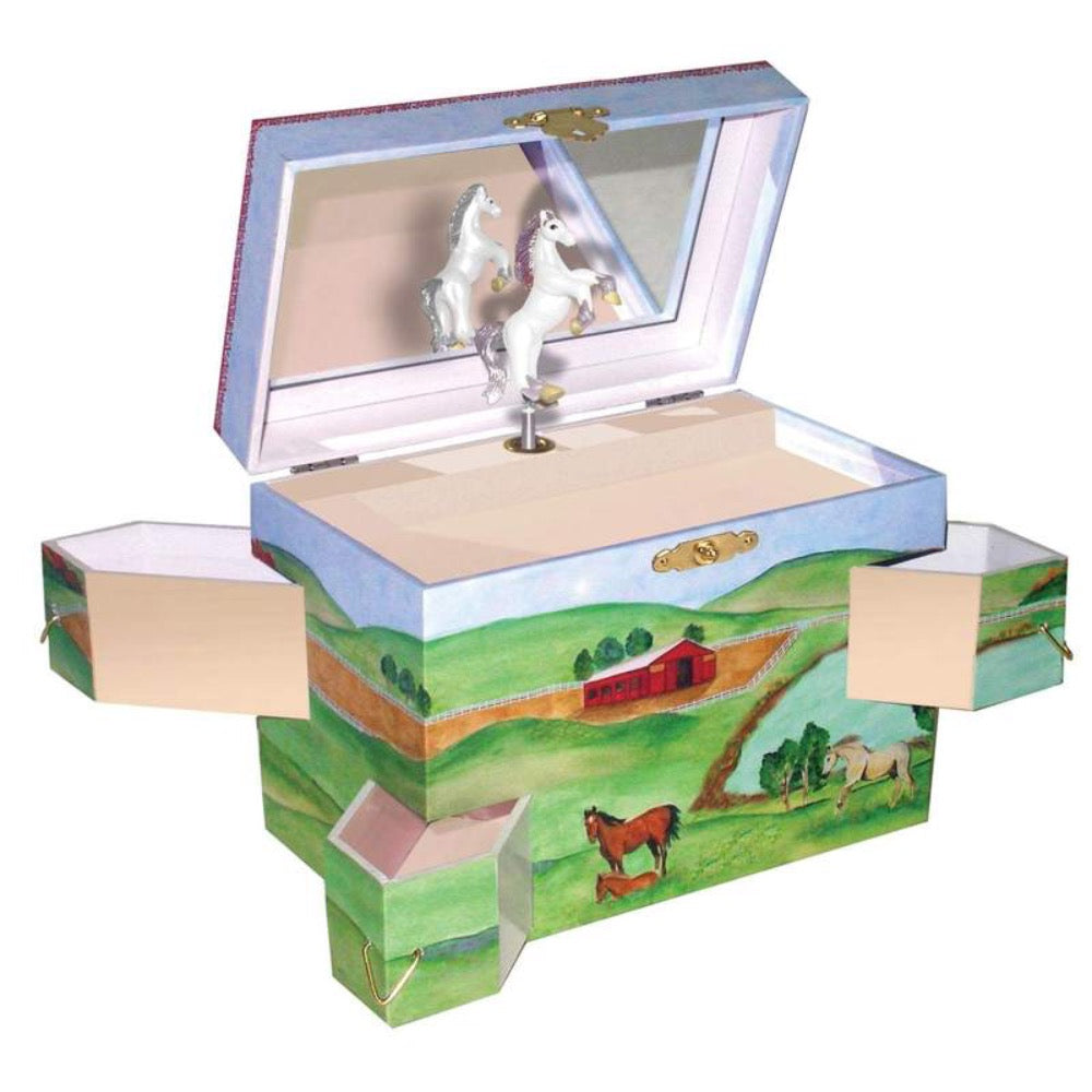 ENCHANTMINTS HIDEAWAY HORSE MUSIC BOX