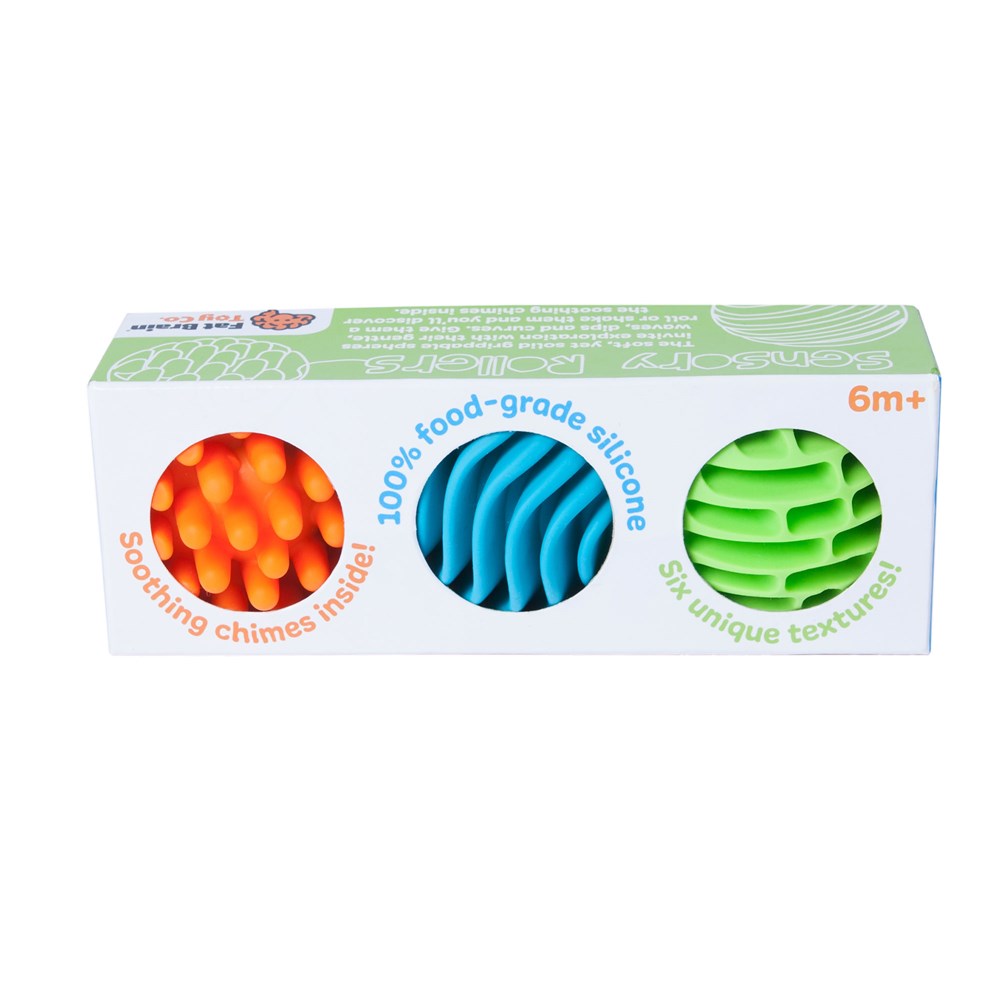 FAT BRAIN TOYS SENSORY CHIME ROLLERS
