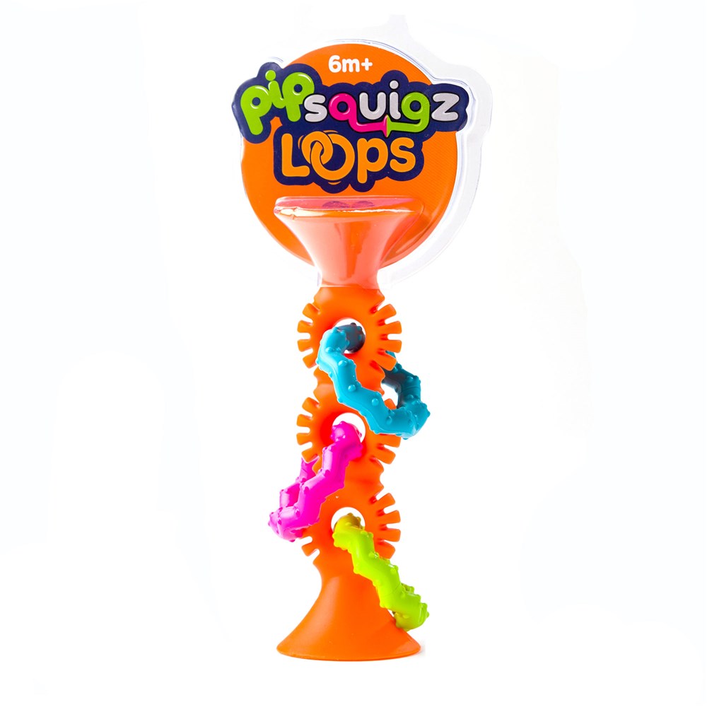 FAT BRAIN TOYS PIPSQUIGZ LOOPS ORANGE