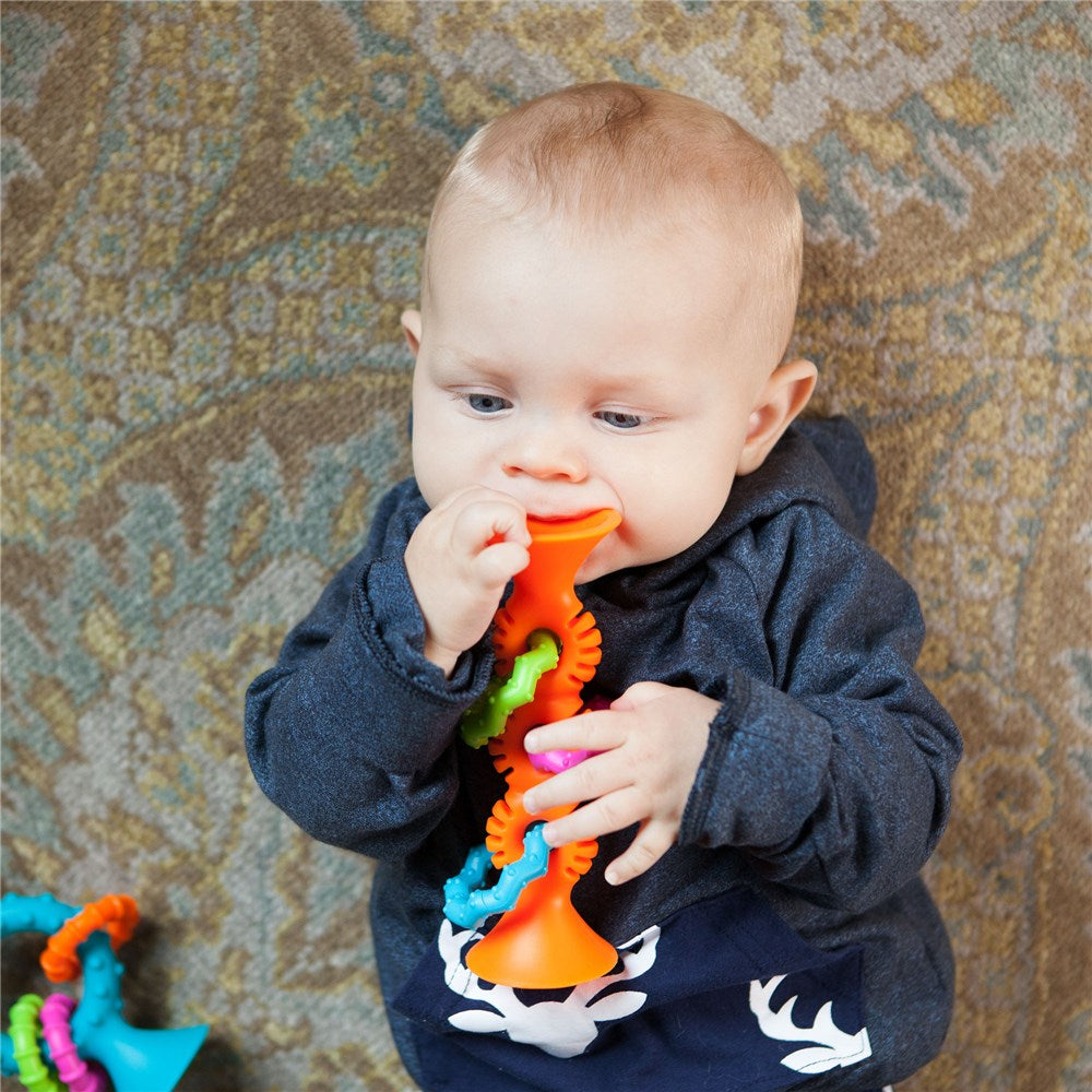 FAT BRAIN TOYS PIPSQUIGZ LOOPS ORANGE