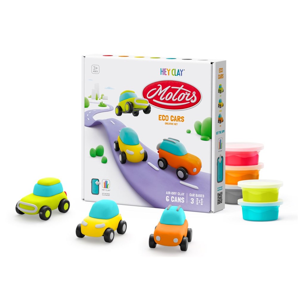 HEY CLAY MOTORS ECO CARS CREATIVE (6 CANS)