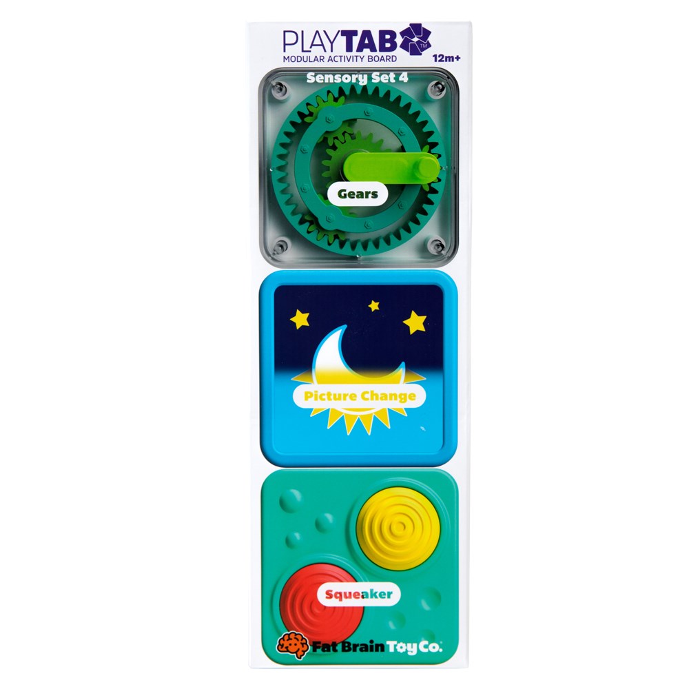 FAT BRAIN TOYS PLAYTAB SENSORY SET 4