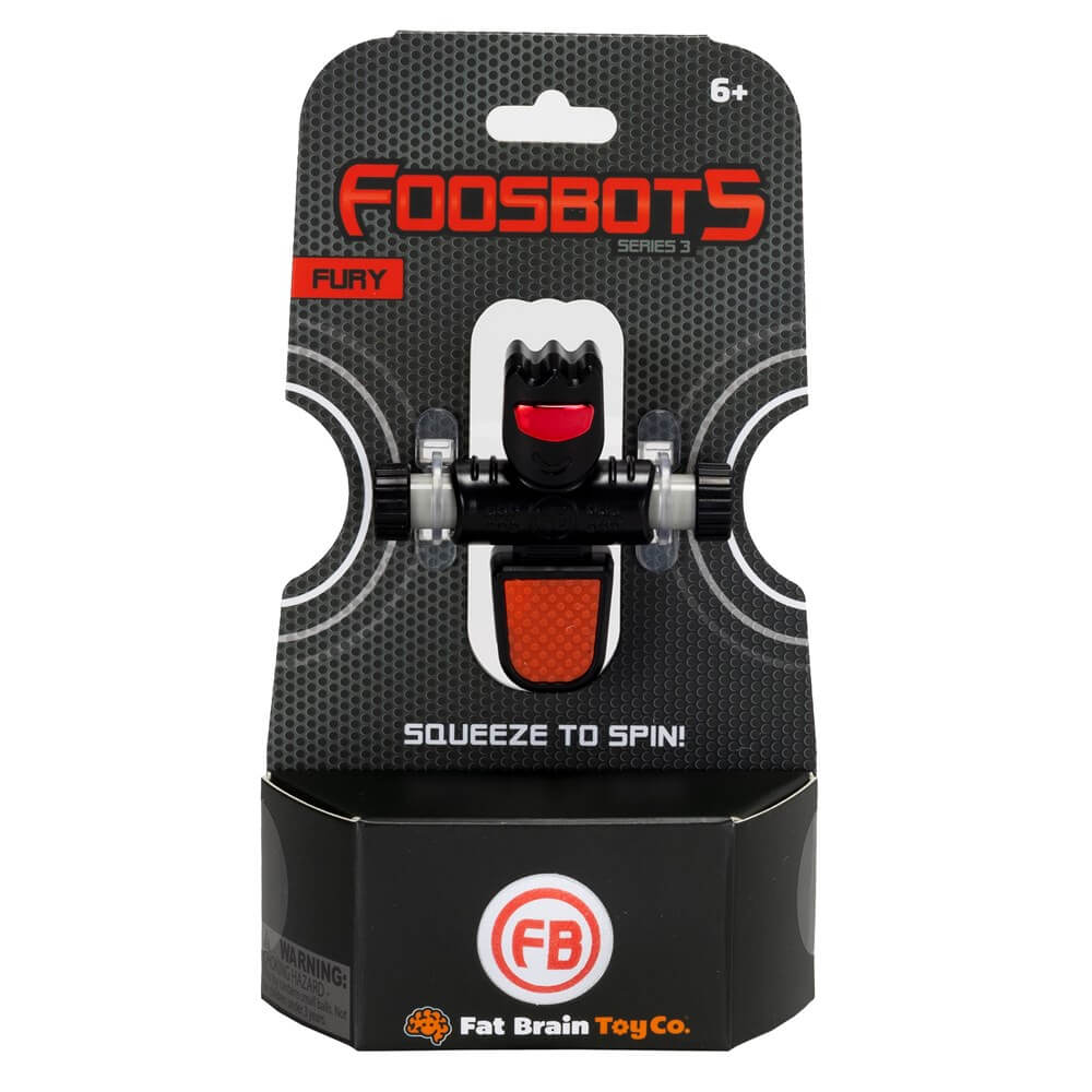 FAT BRAIN TOYS FOOSBOTS SINGLE FURY BLACK