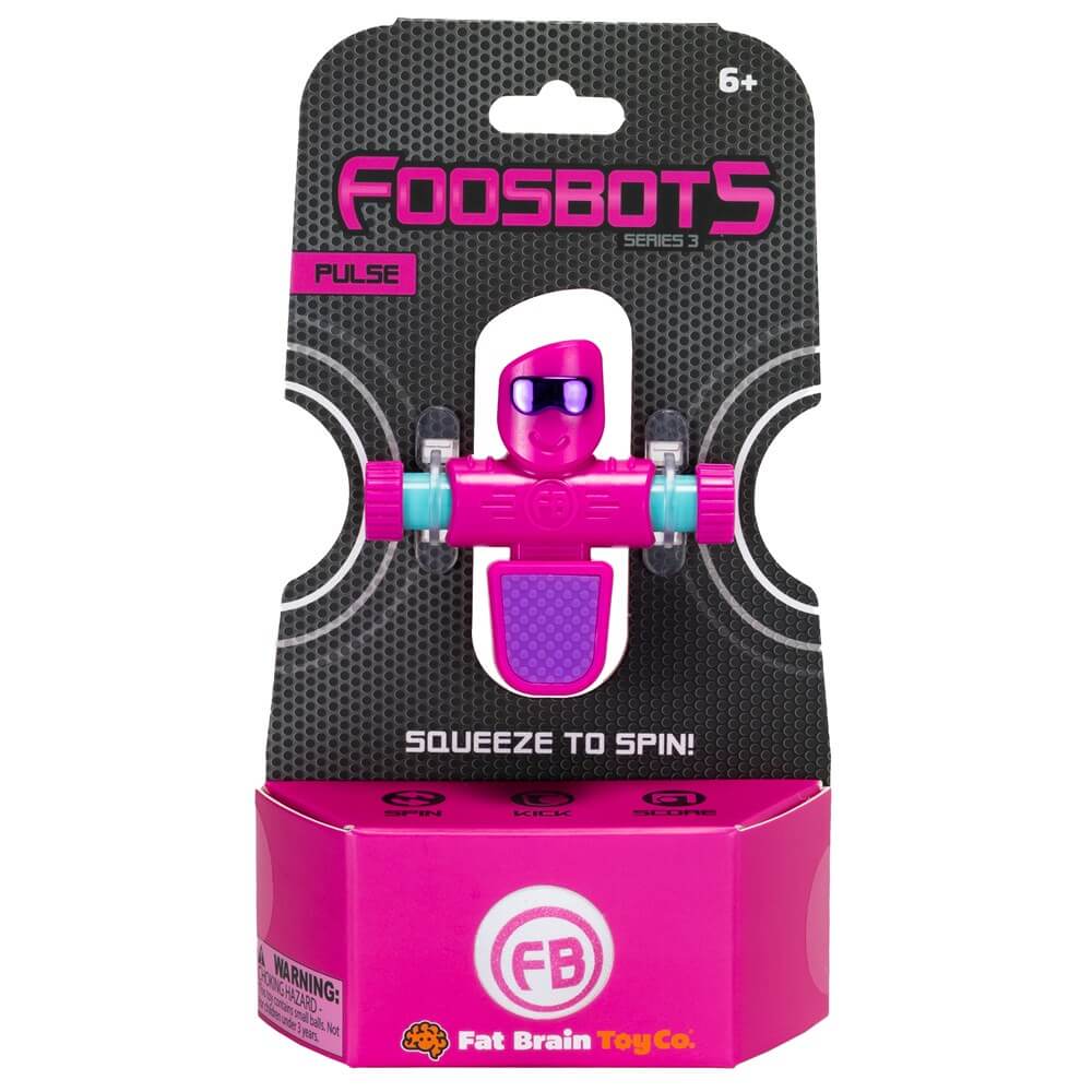 FAT BRAIN TOYS FOOSBOTS SINGLE PULSE PINK
