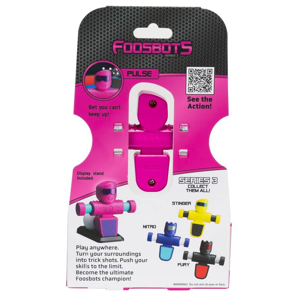 FAT BRAIN TOYS FOOSBOTS SINGLE PULSE PINK