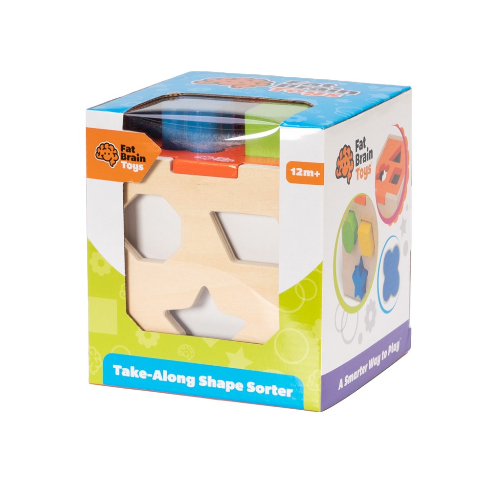 FAT BRAIN TOYS TAKE ALONG SHAPES SORTER