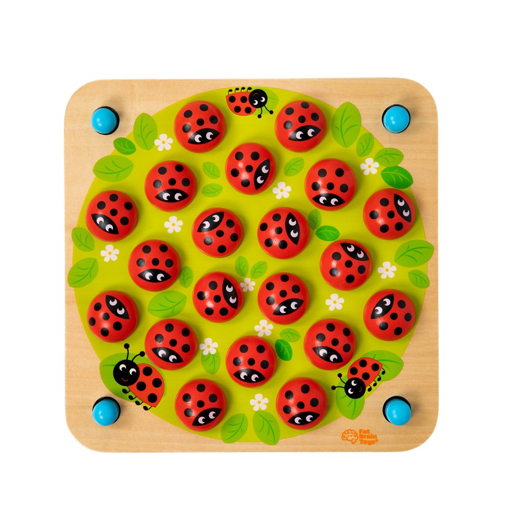 FAT BRAIN TOYS LADYBUGS GARDEN MEMORY GAME