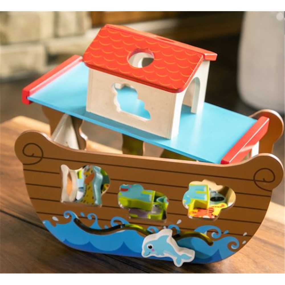 FAT BRAIN TOYS NOAHS ARK SORT AND PLAY SET