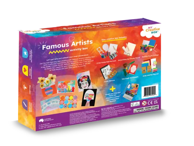 MY CREATIVE BOX FAMOUS ARTIST ACTIVITY BOX