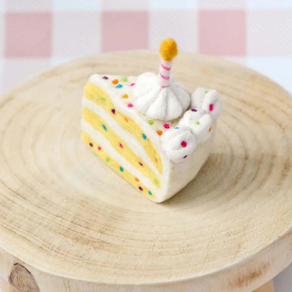 TARA TREASURES FELT CONFETTI CAKE SLICE