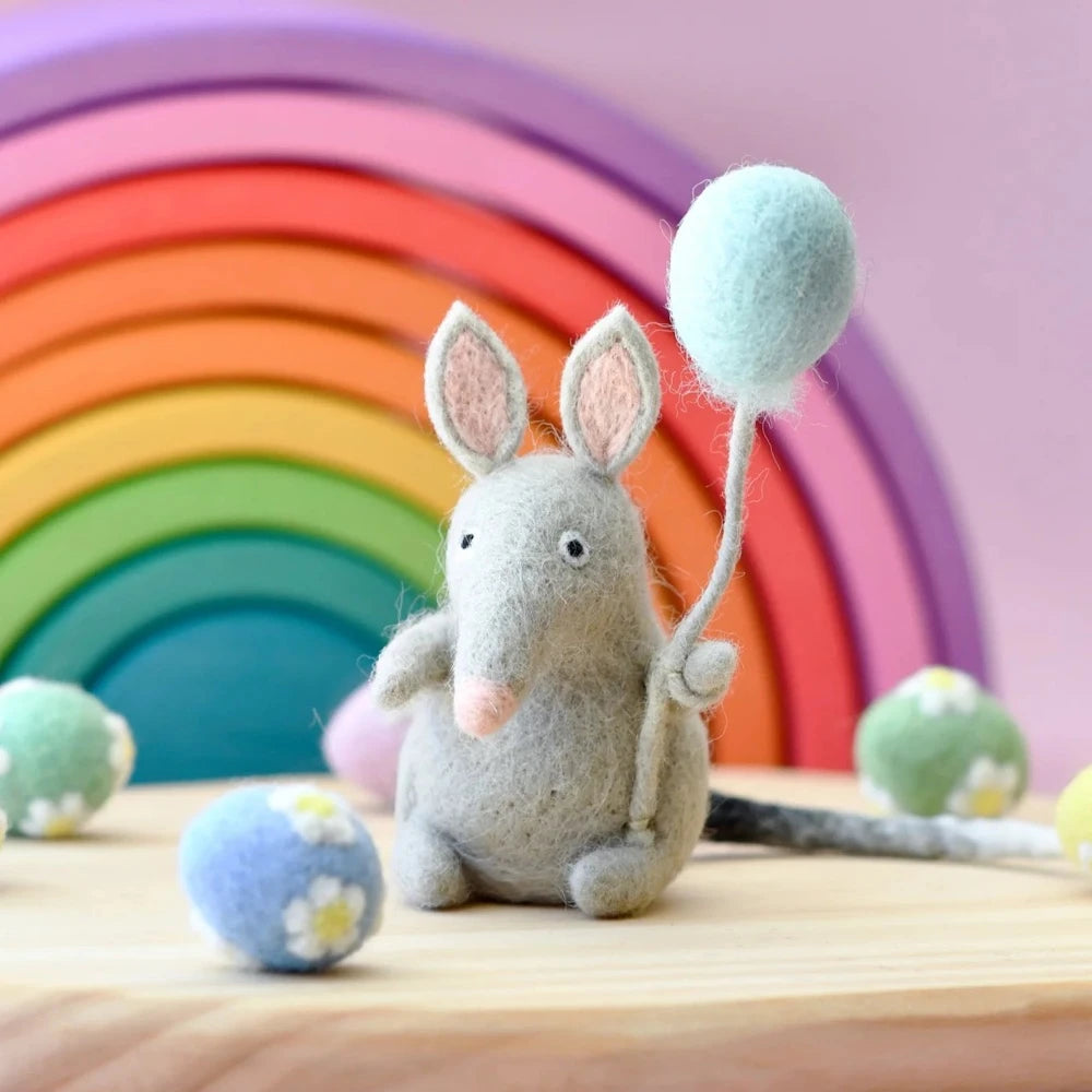 TARA TREASURES FELT BILBY WITH BALLOON