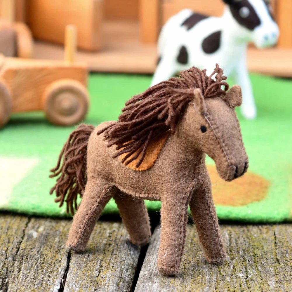TARA TREASURES FELT HORSE TOY