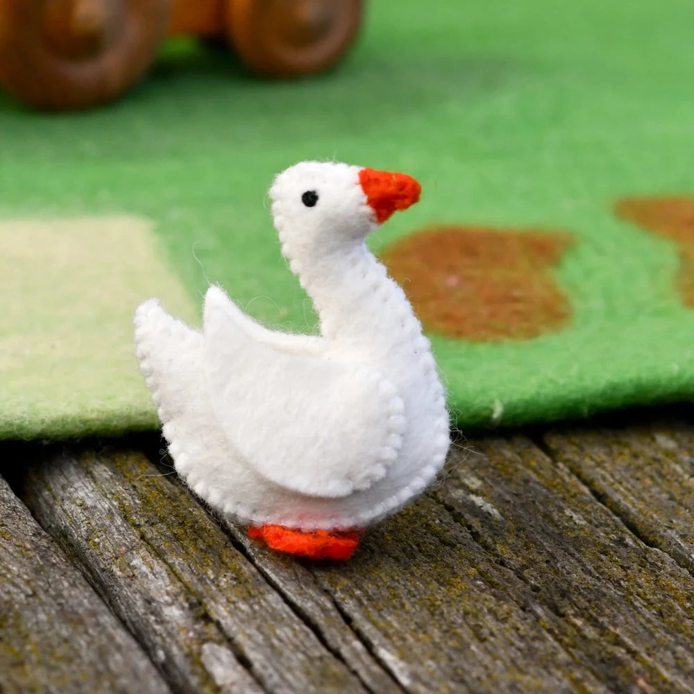 TARA TREASURES FELT GOOSE TOY