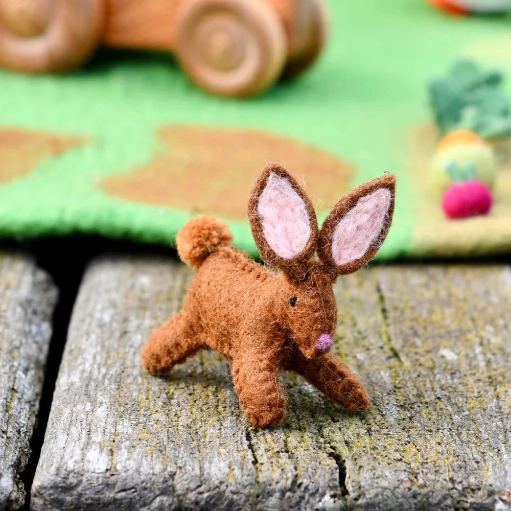 TARA TREASURES FELT RABBIT TOY