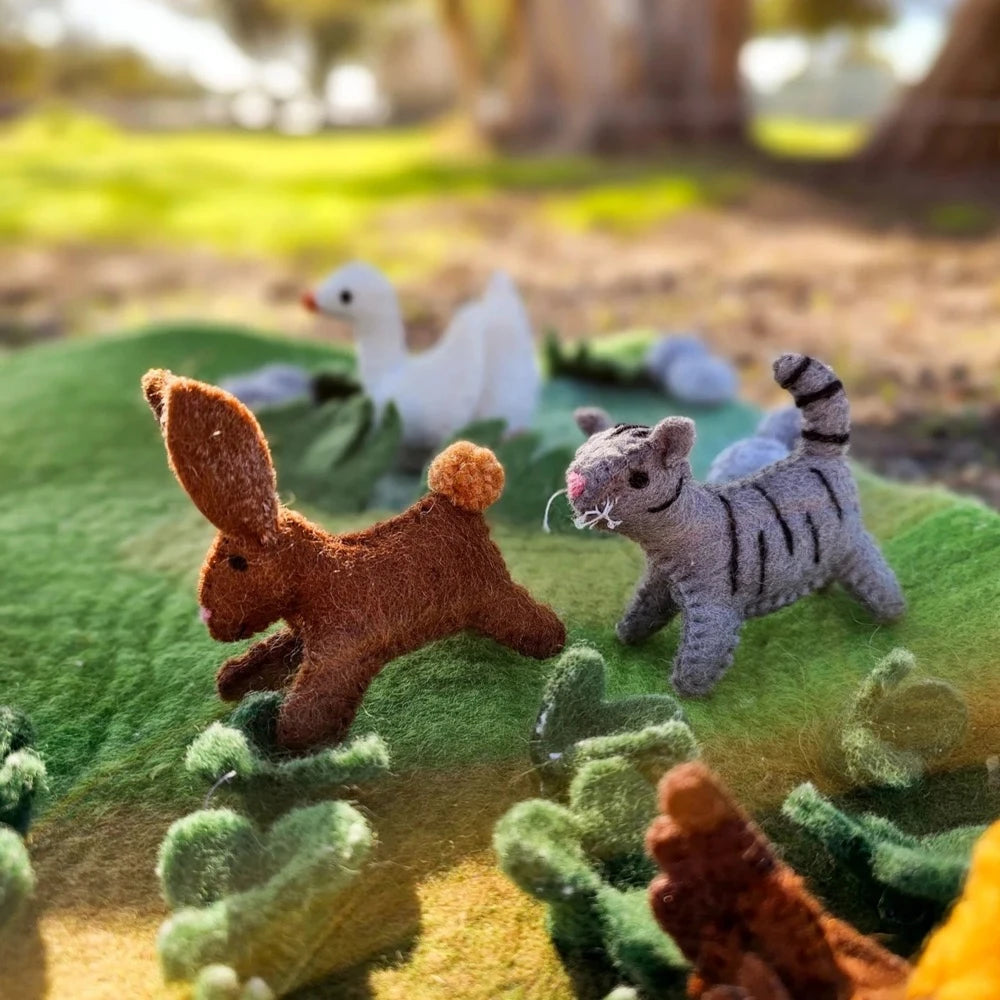 TARA TREASURES FELT RABBIT TOY