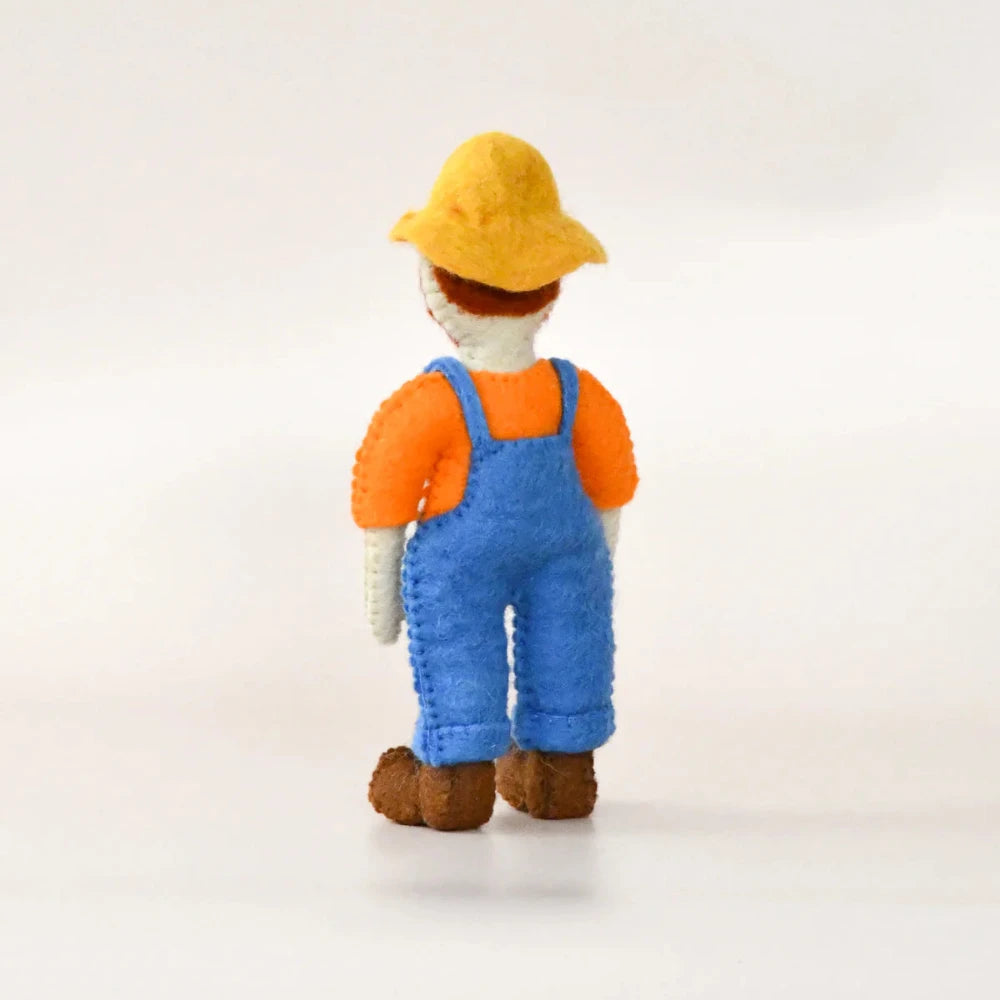 TARA TREASURES FELT OLD MACDONALD MALE FARMER TOY