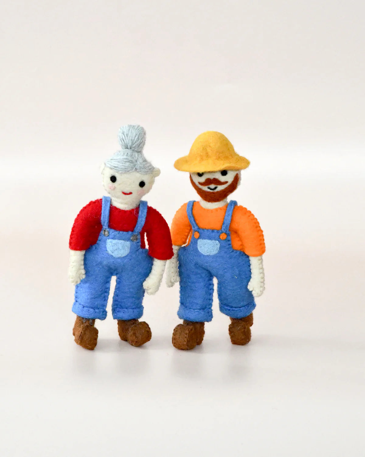 TARA TREASURES FELT OLD MACDONALD FEMALE FARMER TOY