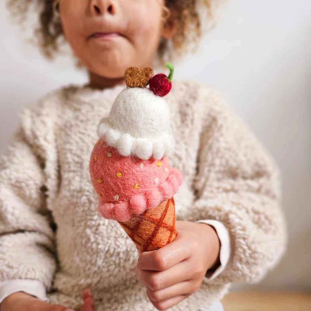 TARA TREASURES FELT WATERMELON AND COCONUT SORBET ICE CREAM