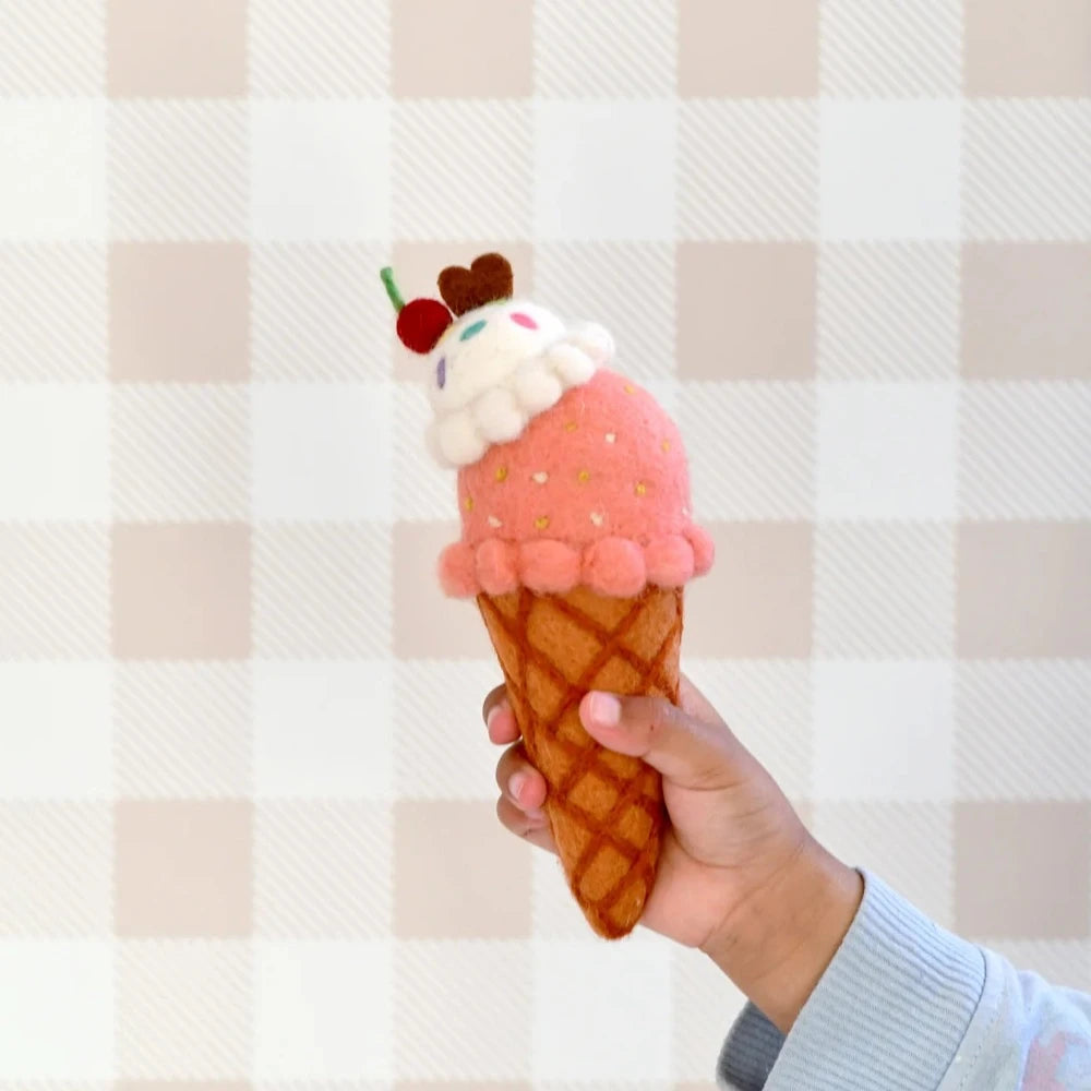 TARA TREASURES FELT WATERMELON AND COCONUT SORBET ICE CREAM