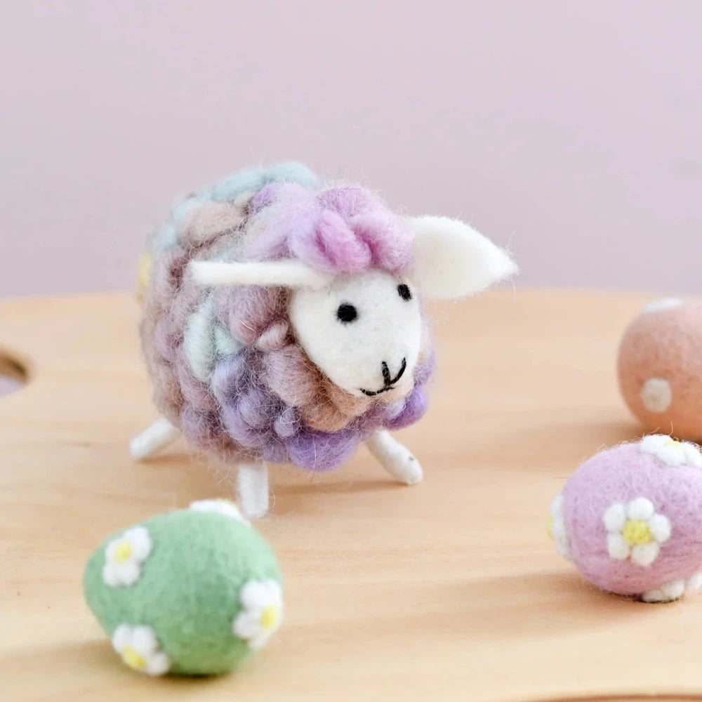 FELT PASTEL SHEEP TOY