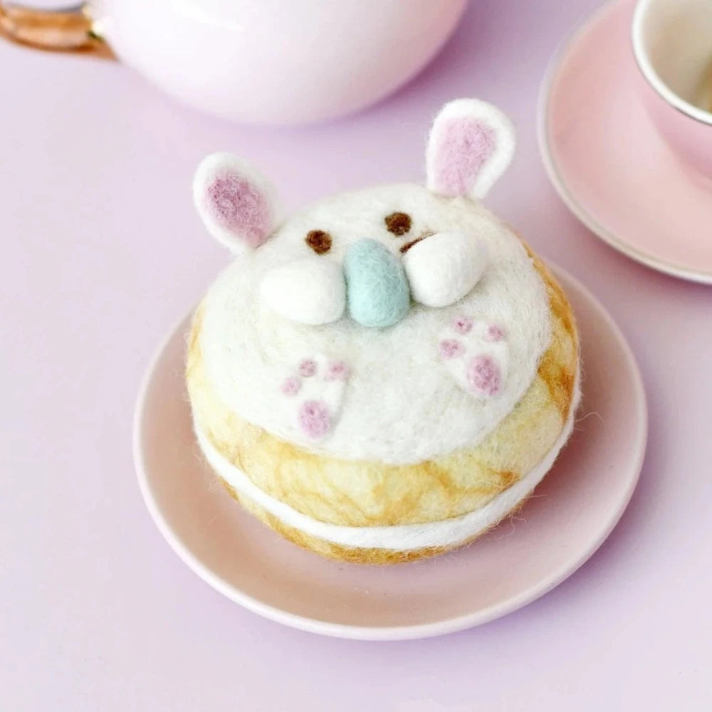 Blocks Rabbit Donut TARA TREASURES FELT RABBIT DONUT - Tolly Toys