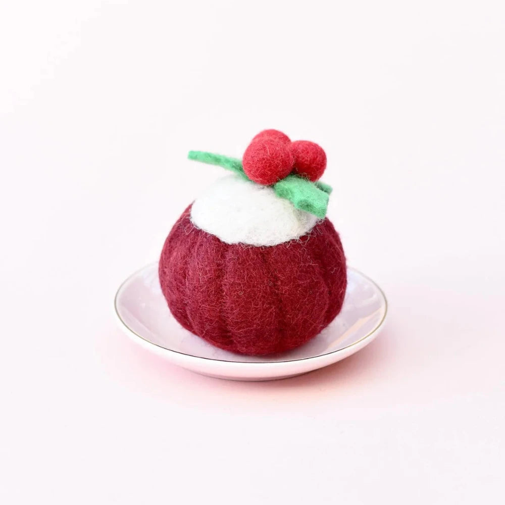 TARA TREASURES FELT CHRISTMAS RED VELVET BUNDT CAKE