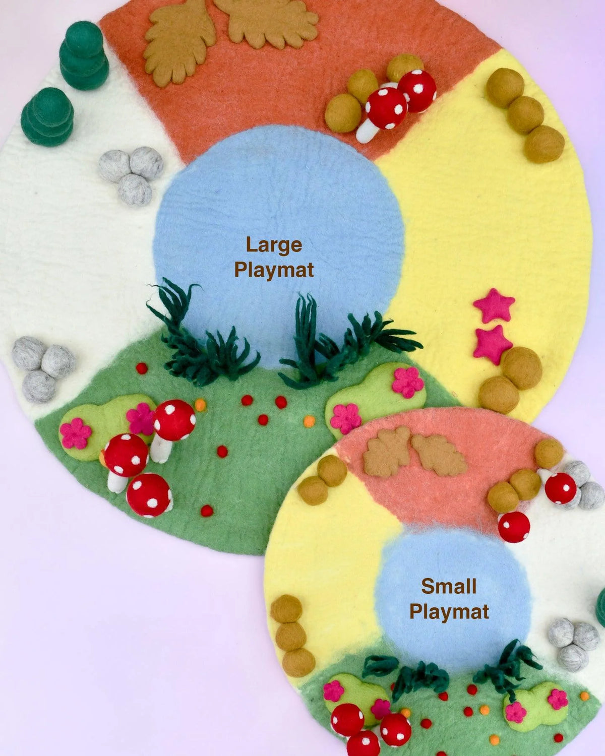 TARA TREASURES FELT FOUR SEASONS PLAY MAT (80CM DIAMETER)