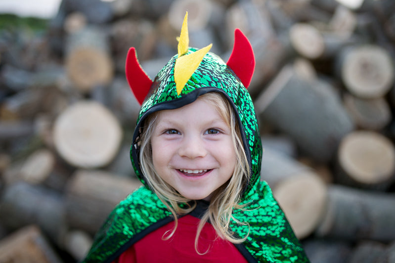 GREAT PRETENDER REVERSIBLE DRAGON AND KNIGHT CAPE 5-6