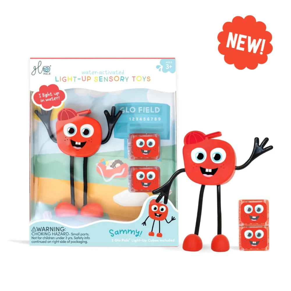 GLO PALS CHARACTER SET RED SAMMY