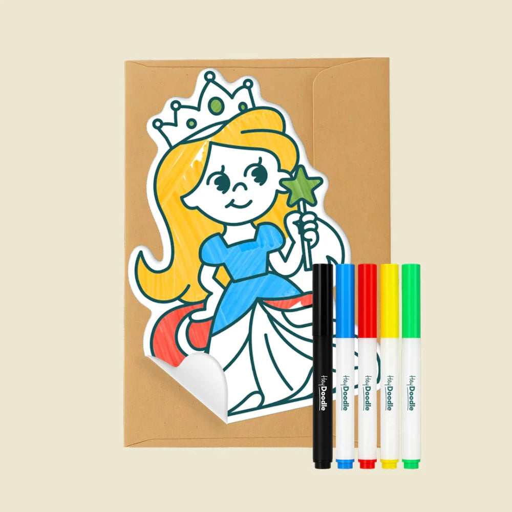 HEY DOODLE PRINCESS PENELOPE FOREVER GREETING CARD