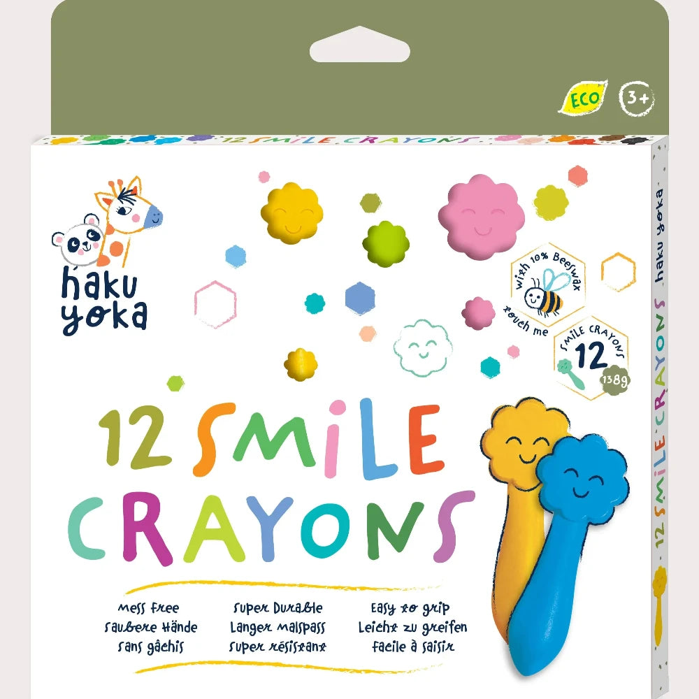 HAKU YOKA 12 SMILE CRAYONS