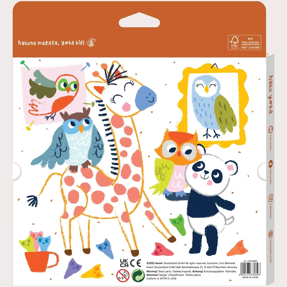 HAKU YOKA 12 OWL CRAYONS