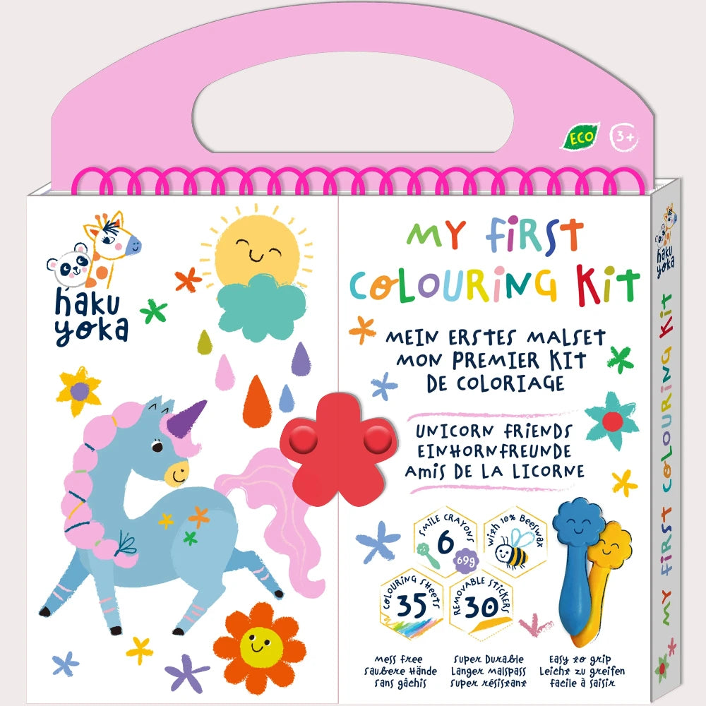 HAKU YOKA MY FIRST COLOURING KIT UNICORNS