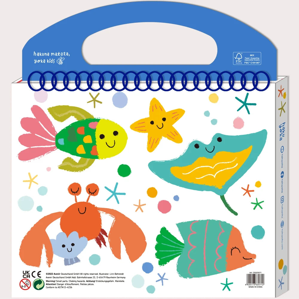 HAKU YOKA MY FIRST COLOURING KIT SEAFRIENDS