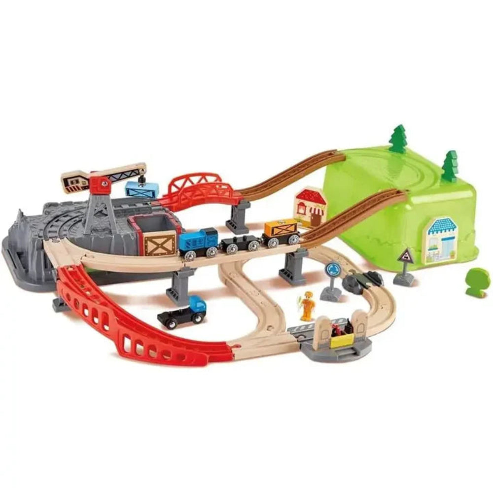 HAPE RAILWAY BUCKET BUILDER SET 50PC