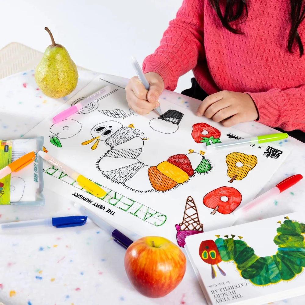 HEY DOODLE PLACEMAT THE VERY HUNGRY CATERPILLAR