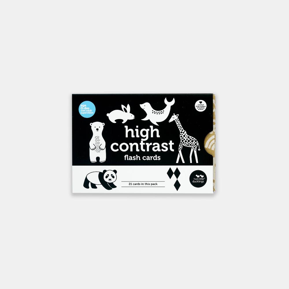 TWO LITTLE DUCKLINGS HIGH CONSTRAST FLASH CARDS