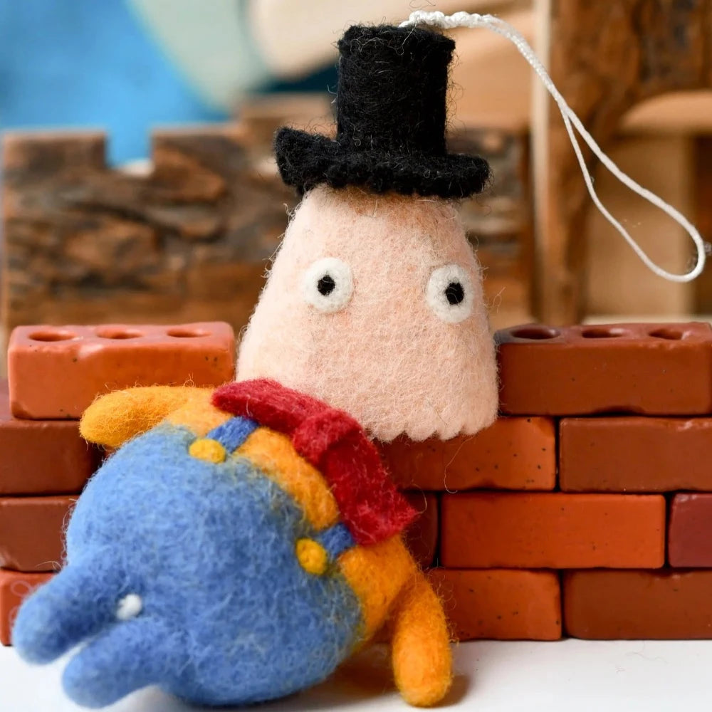 TARA TREASURES FELT HUMPTY DUMPTY MARIONETTE PUPPET